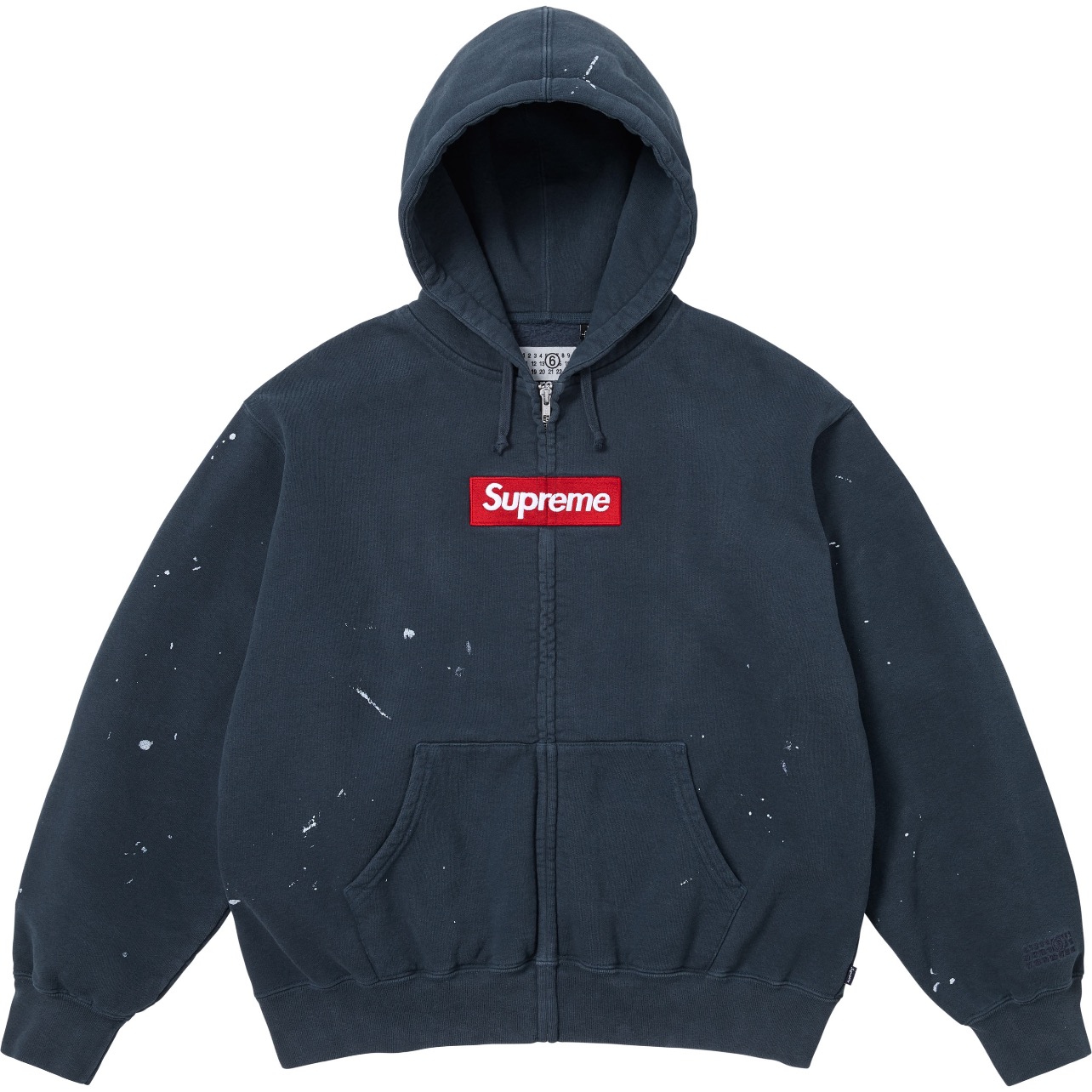 Supreme MM6 Maison Margiela Box Logo Zip Up Hooded